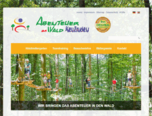 Tablet Screenshot of abenteuer-im-wald.de